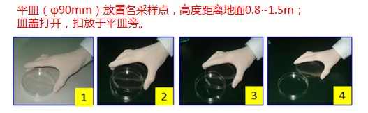 平板暴露法培养皿放置方法