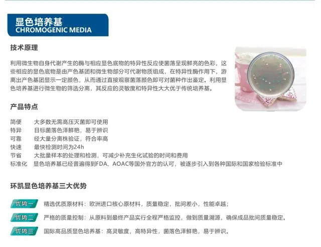 显色培养基