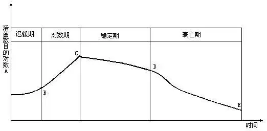 生长曲线示意图