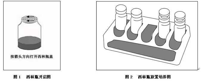 西林瓶使用操作图