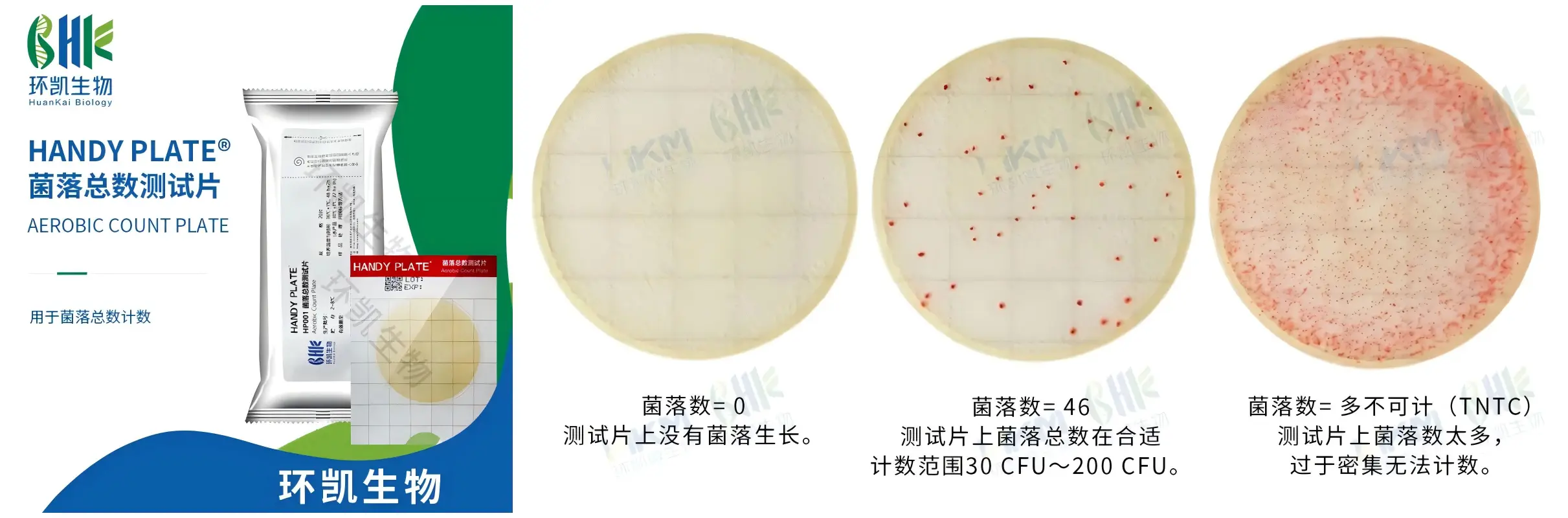 快速菌落总数测试片